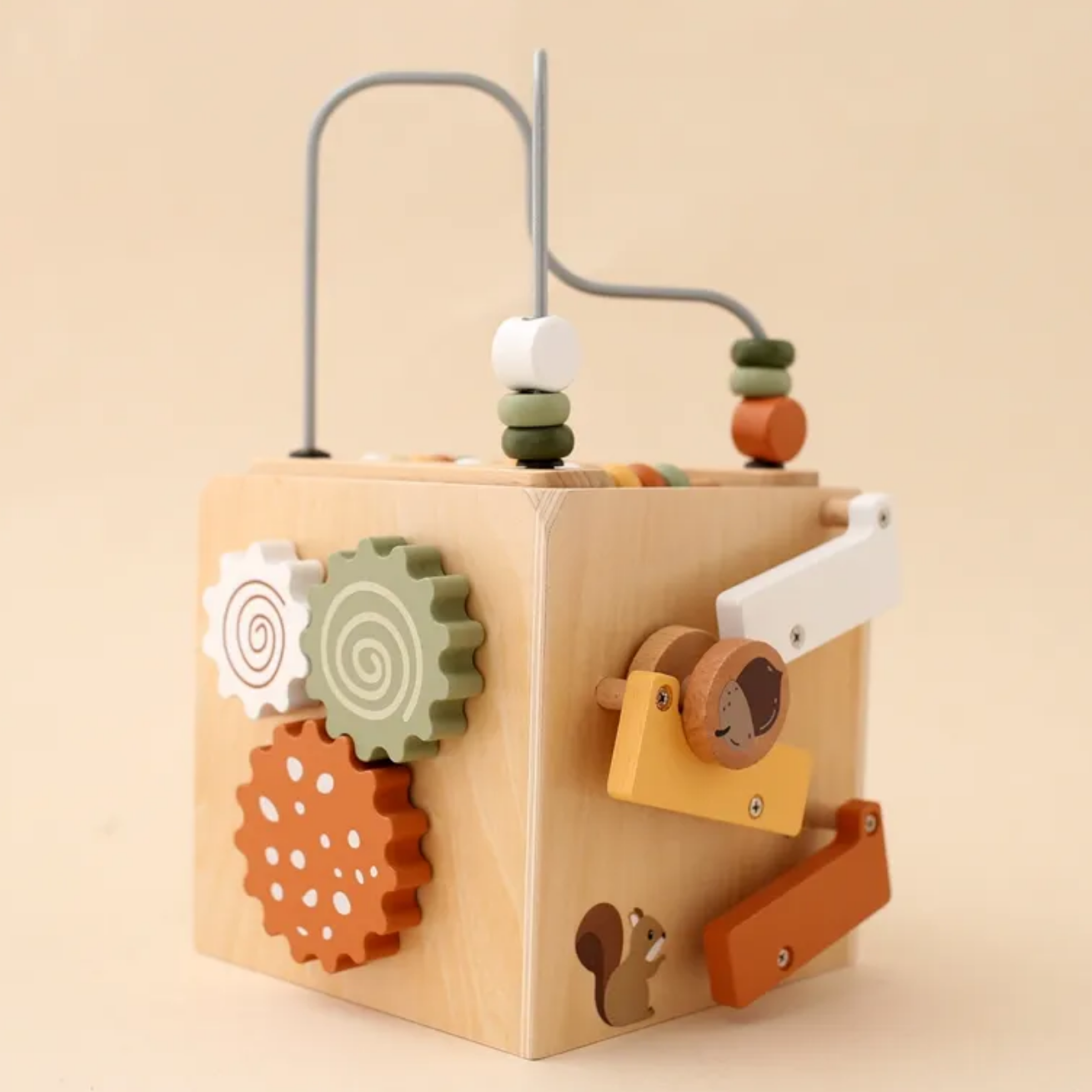 Baby-Kaya Montessori Holz Lernwürfel