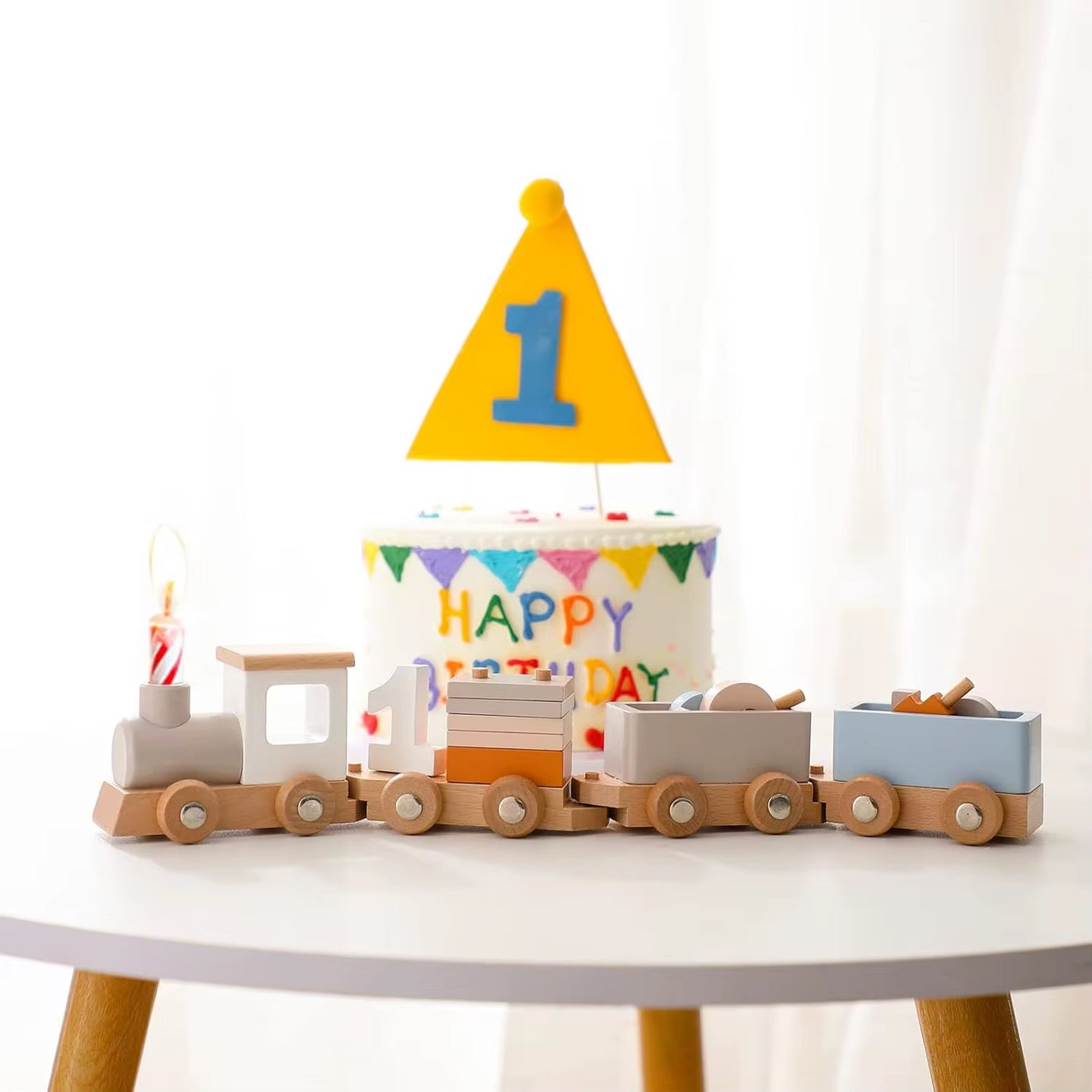 Baby-Robin Montessori Holzzug