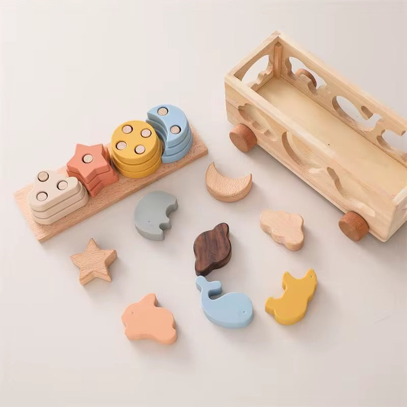 Baby-Luca Montessori Holz Lernspielzeug