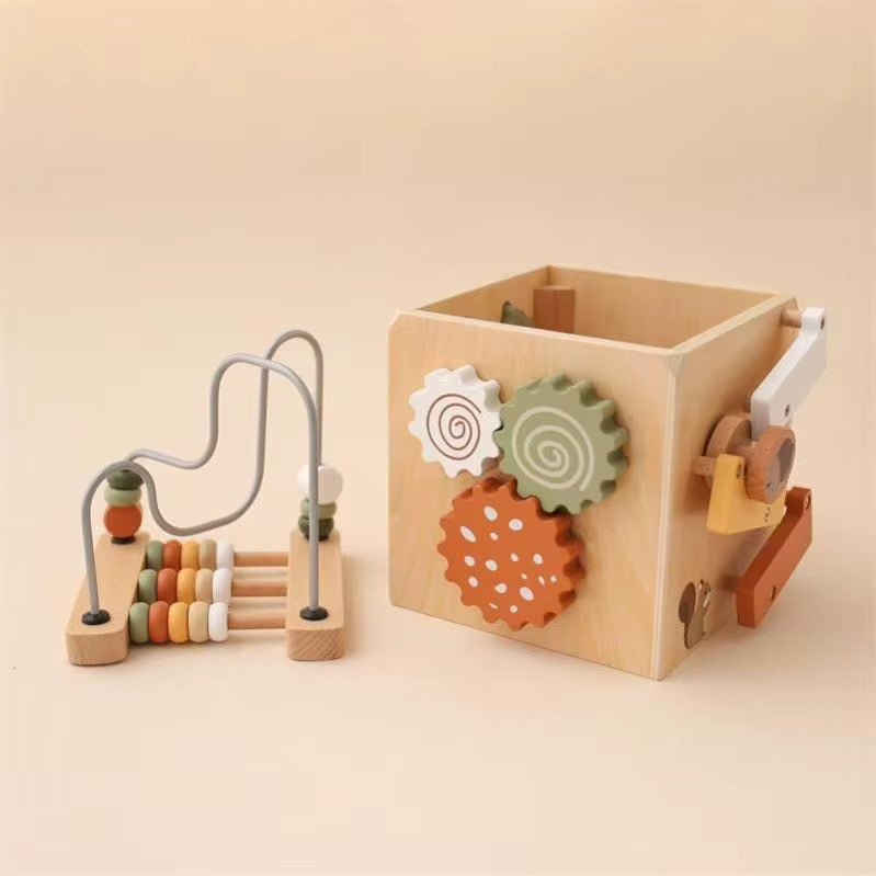 Baby-Kaya Montessori Holz Lernwürfel