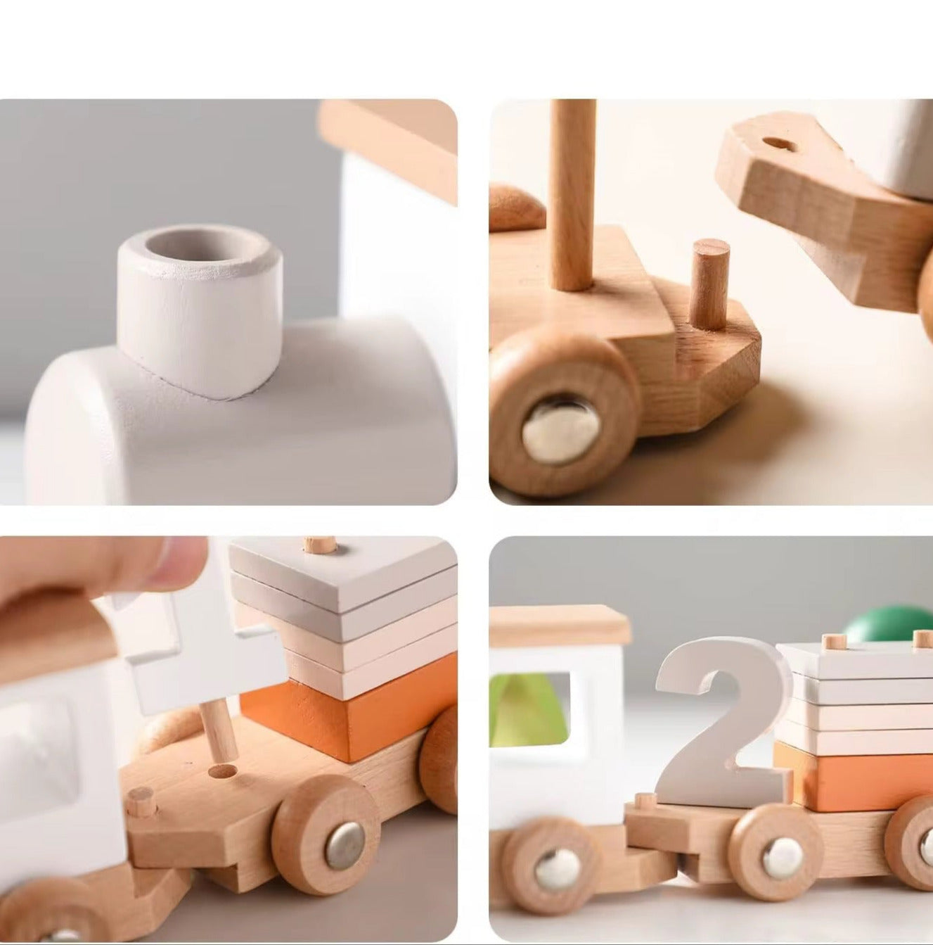 Baby-Robin Montessori Holzzug