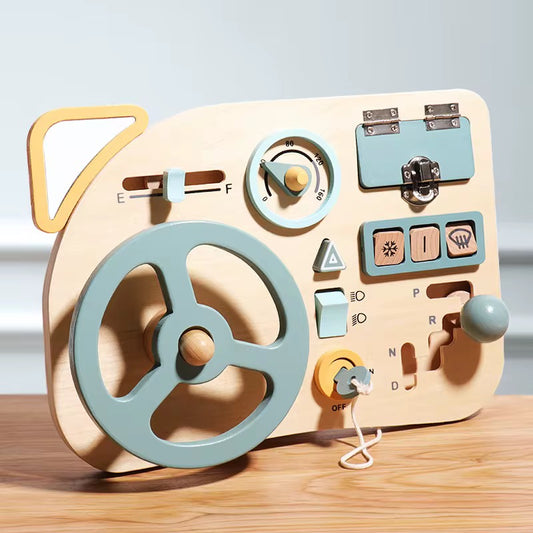 Baby-Niki Montessori Holz Cockpit