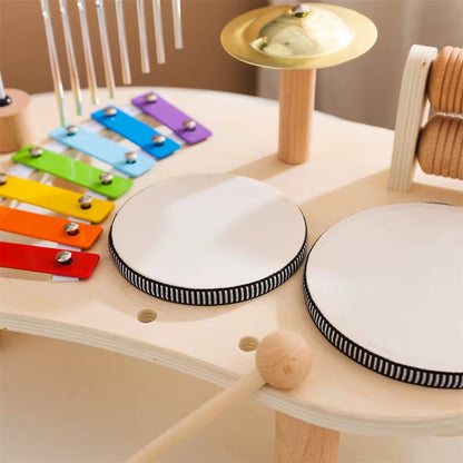 Baby-Kumi Montessori Holz Schlagzeug