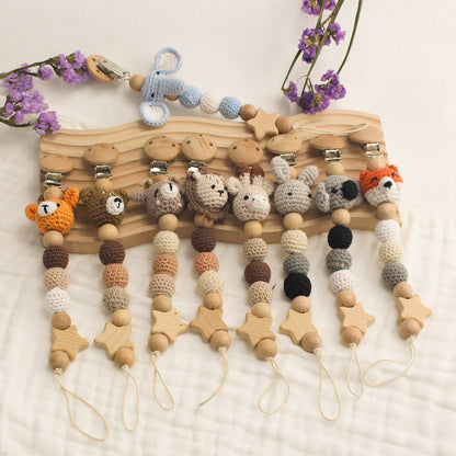 Baby-Cleo Design & Holz Schnullerkette