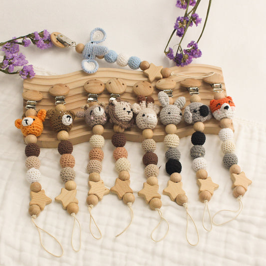Baby-Cleo Design & Holz Schnullerkette